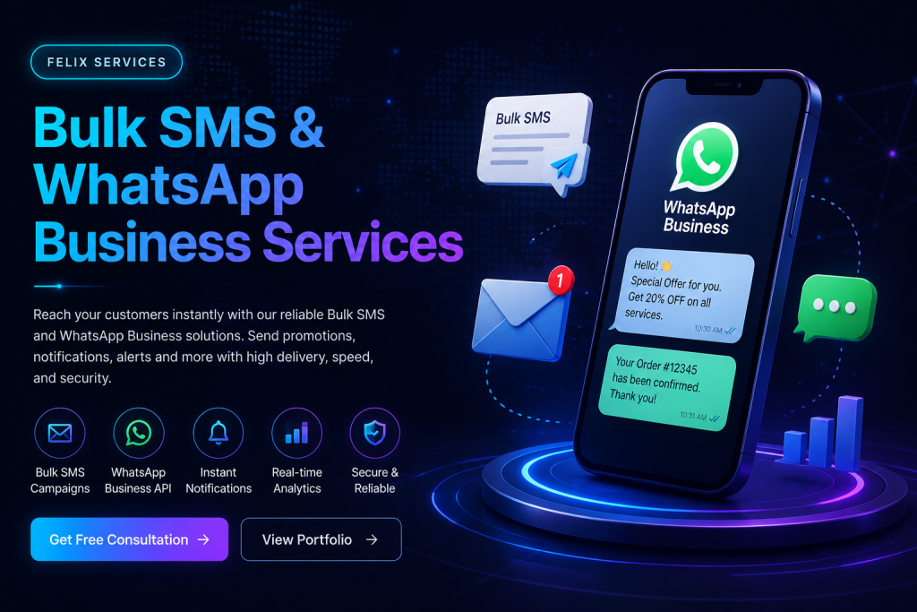 Bulk SMS & WhatsApp Business